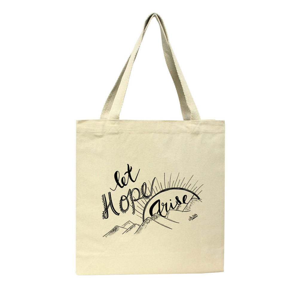 Let Hope Arise Tote bag