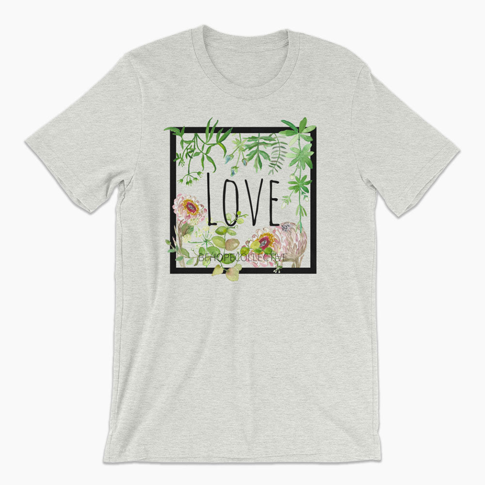 Love (Flowers) Unisex T-Shirt