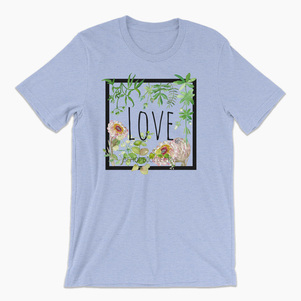 Love (Flowers) Unisex T-Shirt