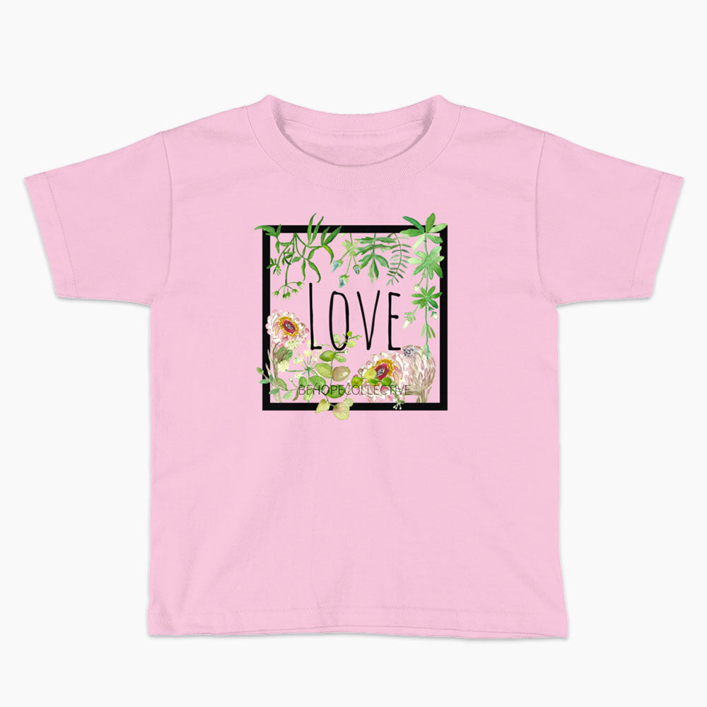 Love (Flowers) Kids T-Shirt