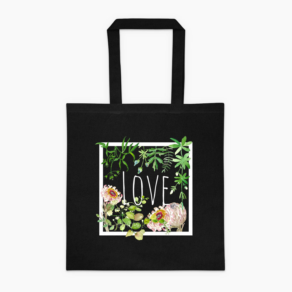 Love (Flowers) Tote bag