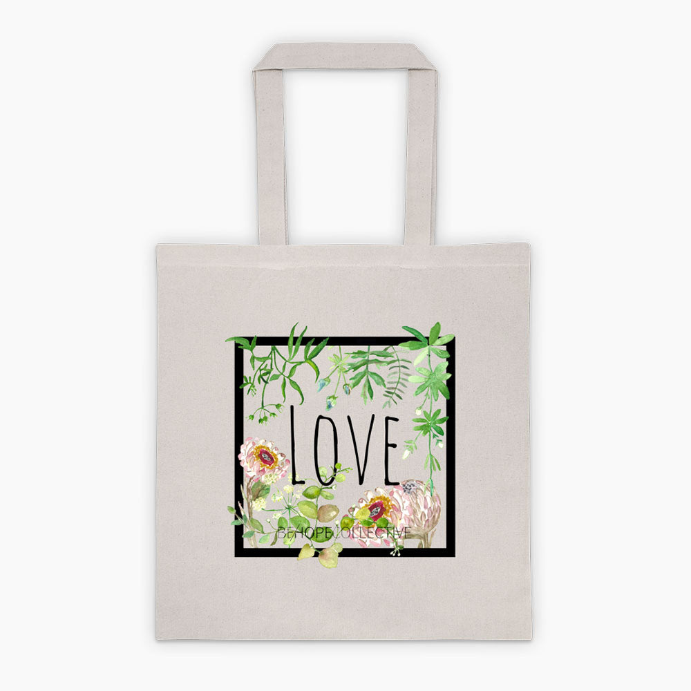 Love (Flowers) Tote bag