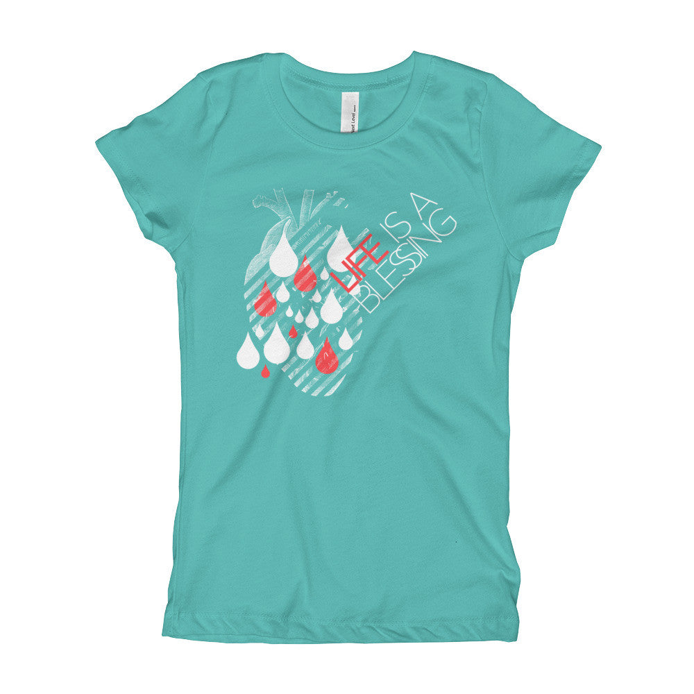 Life is a Blessing Girl's T-Shirt (Youth)