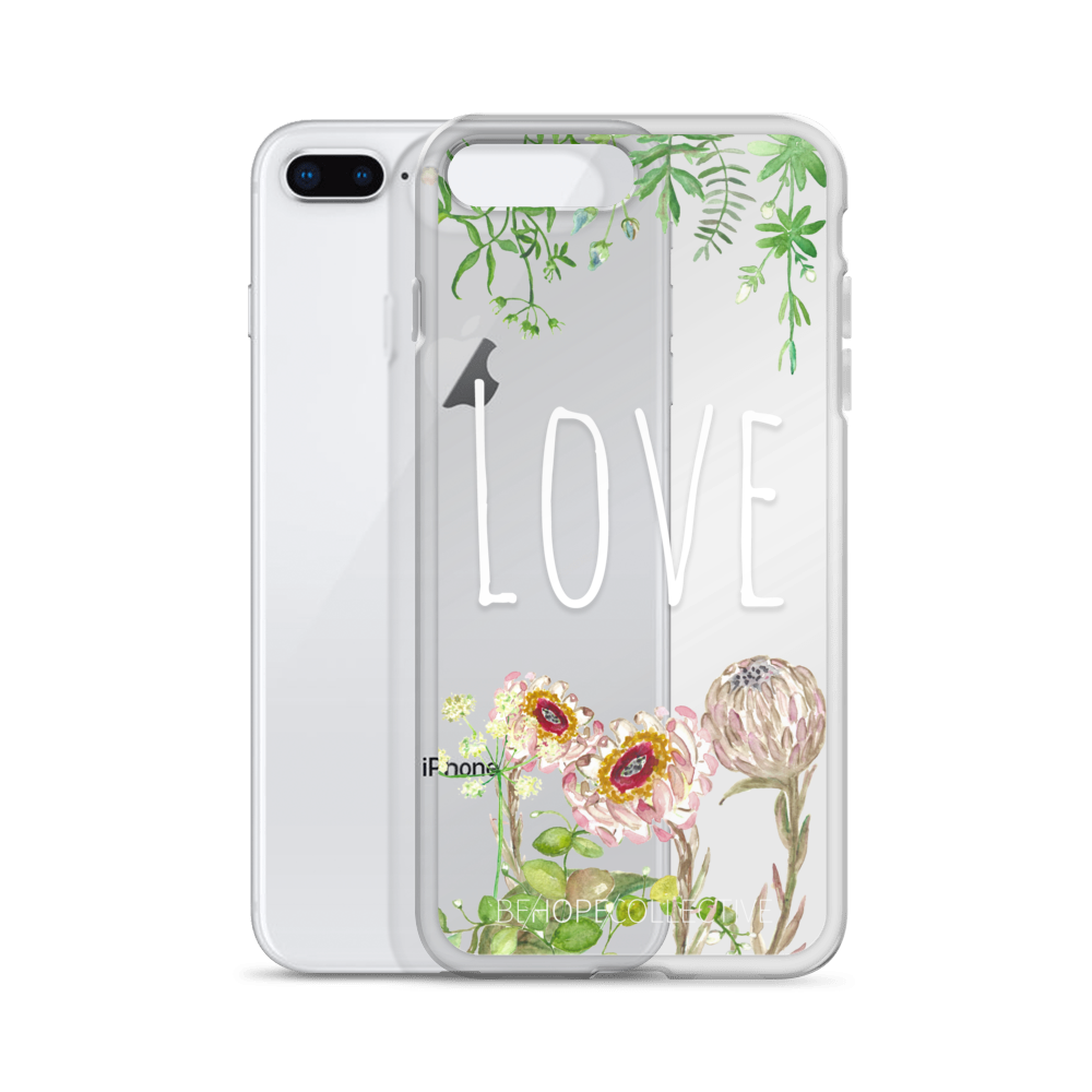Love (Flowers) iPhone Case (5 - X)