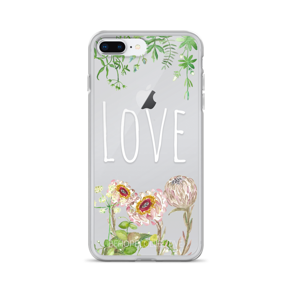 Love (Flowers) iPhone Case (5 - X)