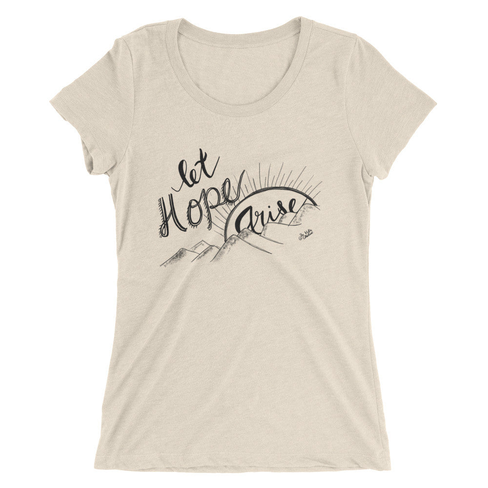 Let Hope Arise - Ladies' short sleeve t-shirt