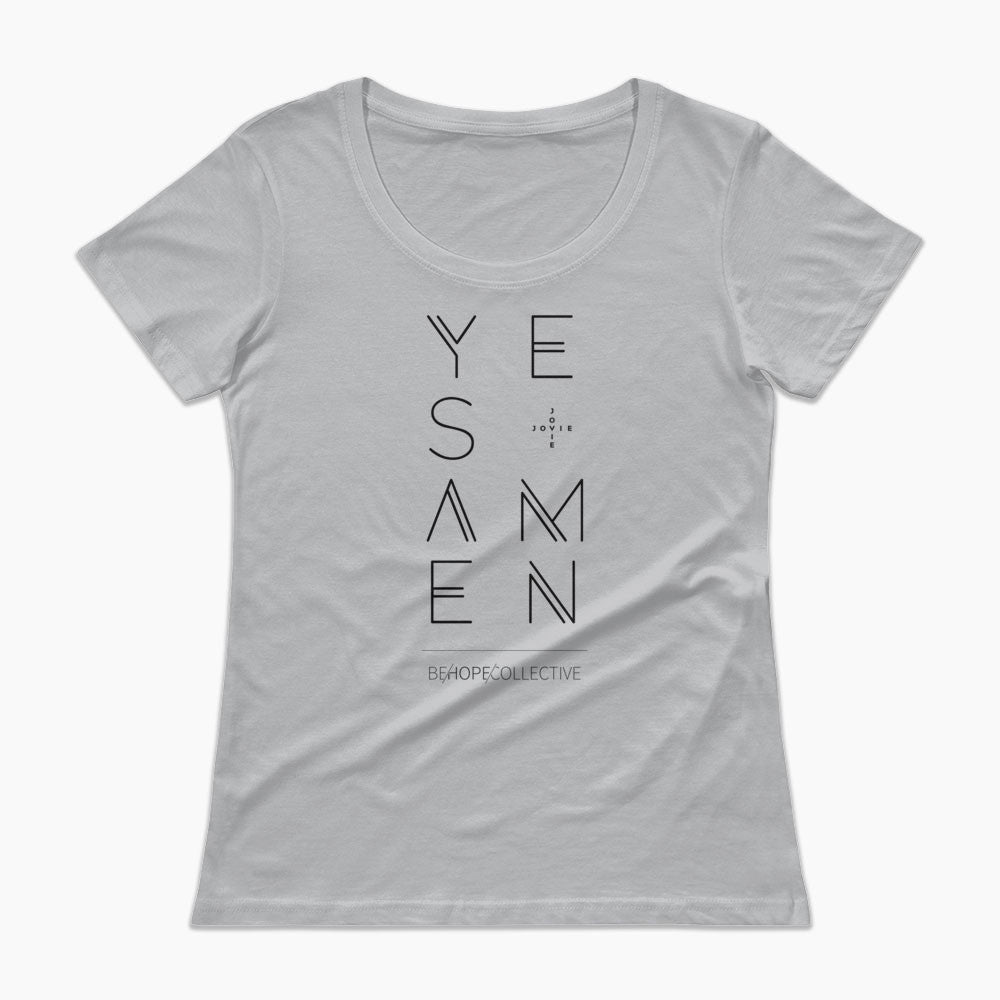 Yes & Amen (Jovie) Ladies' Scoopneck T-Shirt