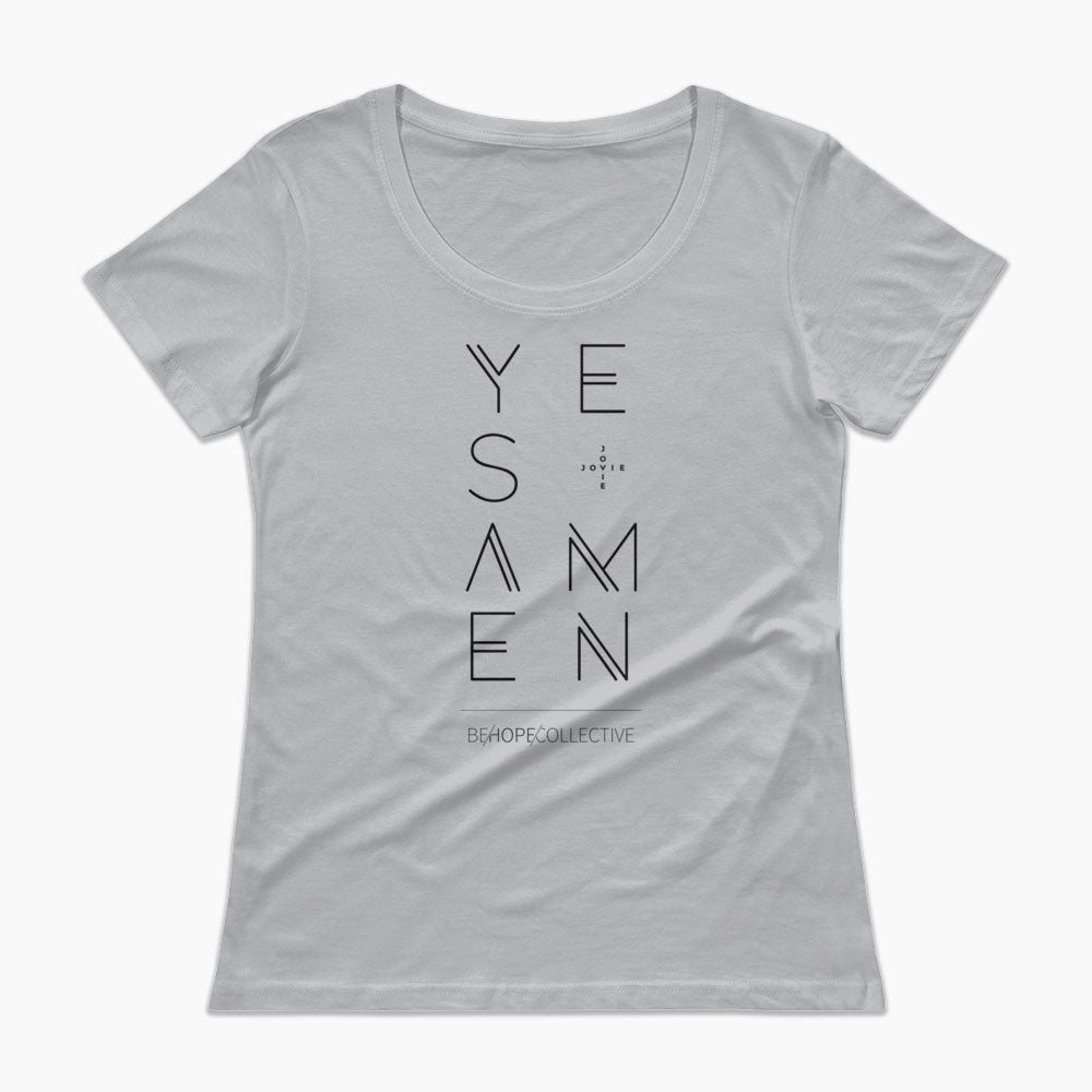Yes & Amen (Jovie) Ladies' Scoopneck T-Shirt